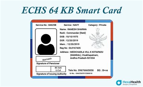 echs 64kb smart card application status|www.echs.gov.in online login.